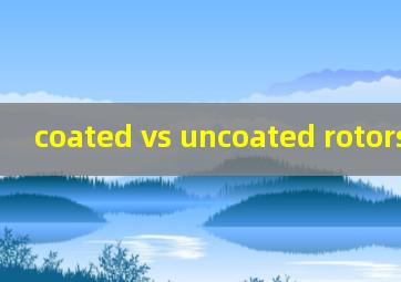  coated vs uncoated rotors